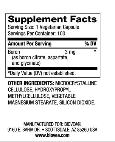 Bor triplu 3 mg / 100 capsule