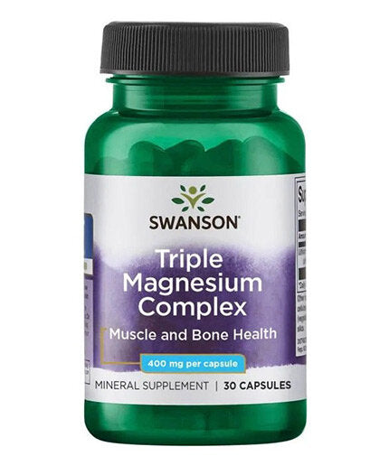 Complex triplu de magneziu 400 mg - 30 capsule