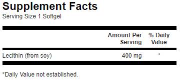 Triple Strength Supreme Lecithin 300 capsule de gel