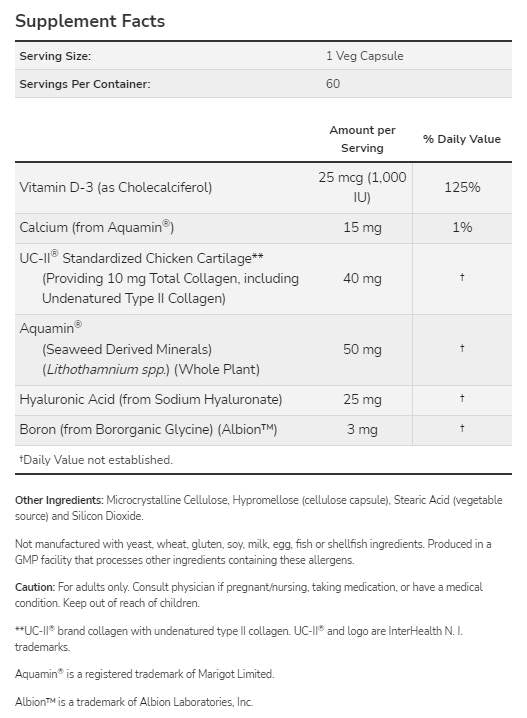 UC-II® | Advanced Joint Relief - 60 de capsule