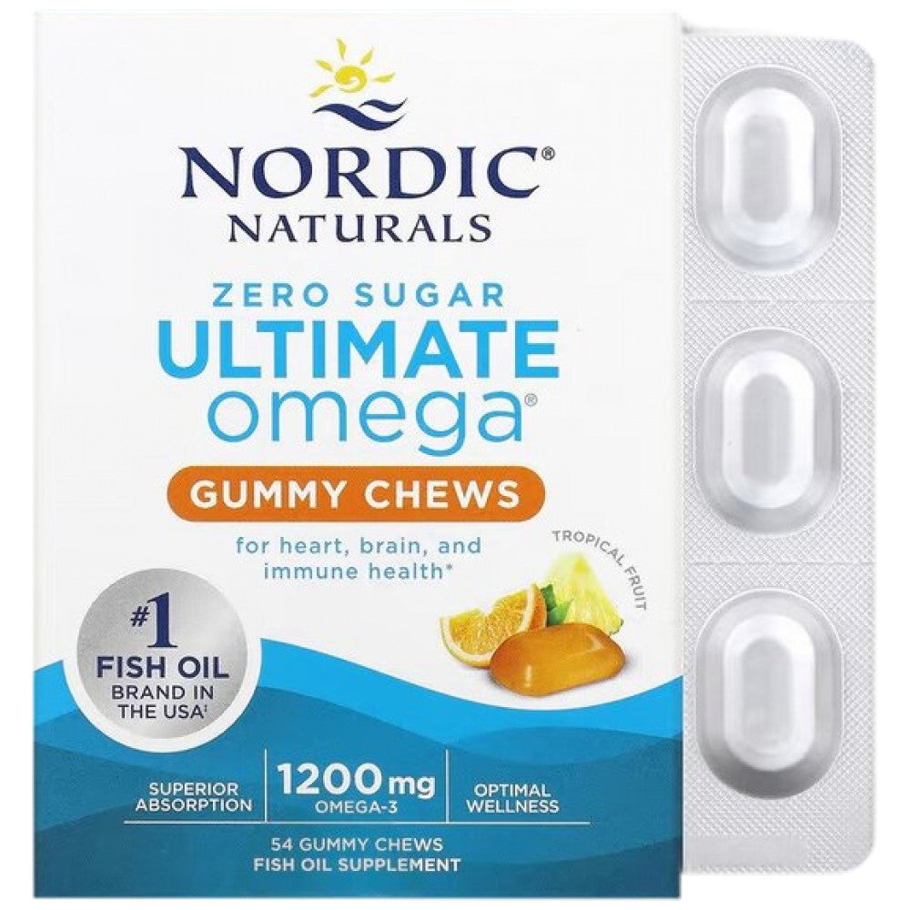 Ultimate Omega Gummy Chews 1200 mg - 54 de gumii