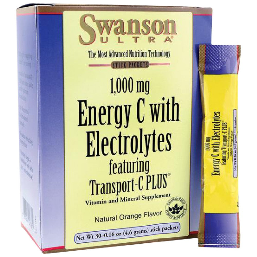 Ultra 1.000 mg Energy C cu electroliți 30 pachete