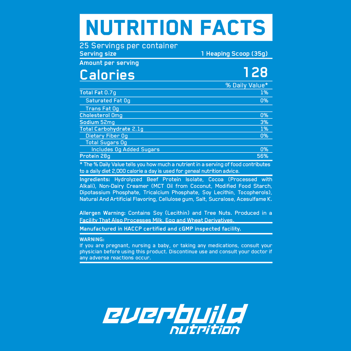 Ultra Premium 100% izolat proteic din carne de vită - 0,908 KG
