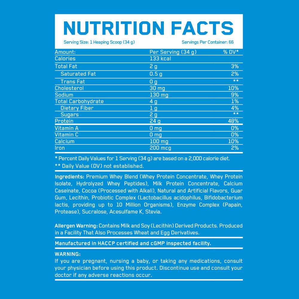 Proteine din zer Ultra Premium - 2,271 KG