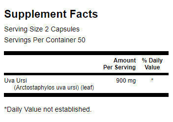 Uva Ursi Leaf 450 mg - 100 capsule