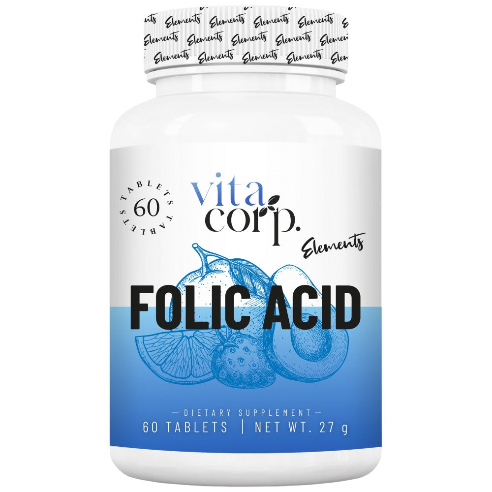 Acid folic 500 mcg - 60 comprimate