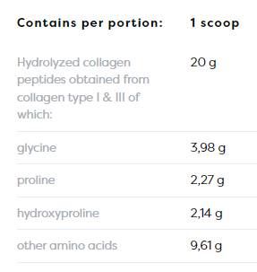 Collagen Hydrolyzed Peptides | Type I & III - 300 grams - Nutra Best Europe