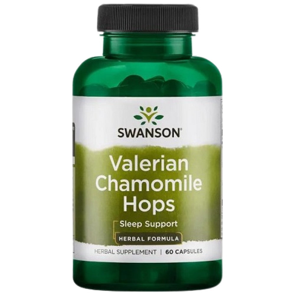 Valeriana, musetel si hamei 60 capsule