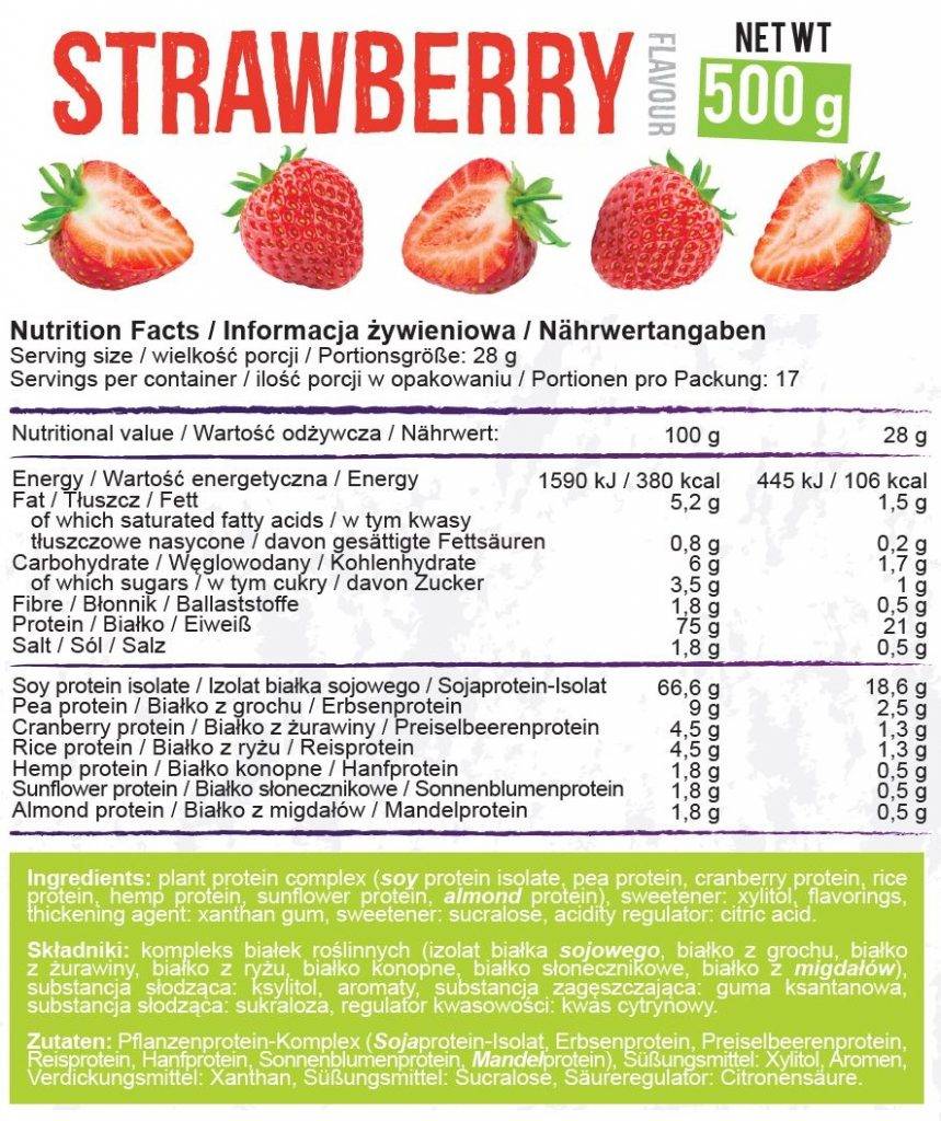 Proteine vegane - 500 de grame