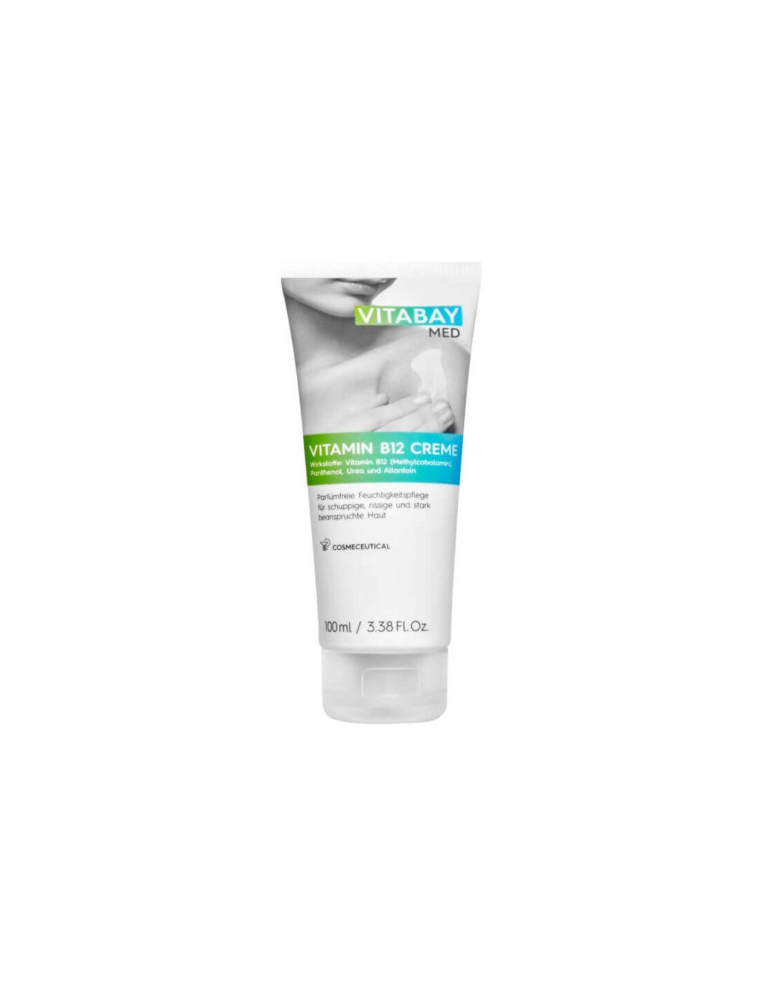 Vitamina B12 Crema / Crema cu vitamina B12 (metilcobalamina), pantenol, uree si alantoina, 100 ml