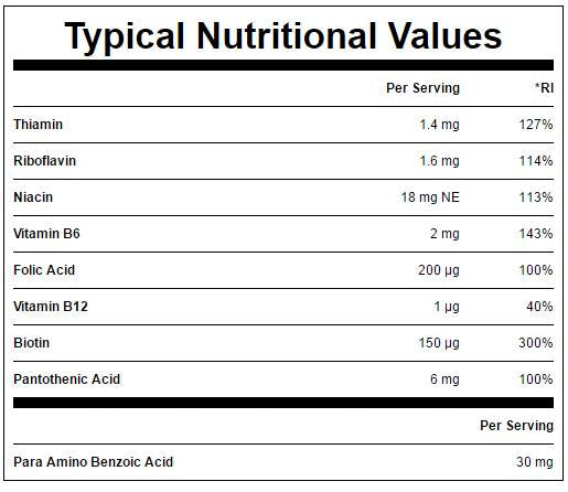 Complex de vitamina B 120 tablete