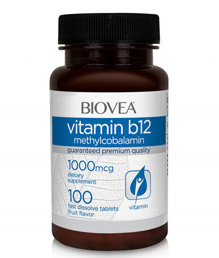 Vitamina B12 1000 metilcobalamină dizolvare rapidă / 100 comprimate - 0