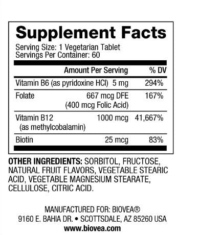 Vitamina B12 1000 metilcobalamină dizolvare rapidă / 100 comprimate - 0