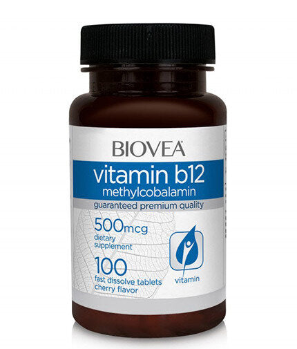 Vitamina B12 500 metilcobalamină dizolvare rapidă / 100 comprimate