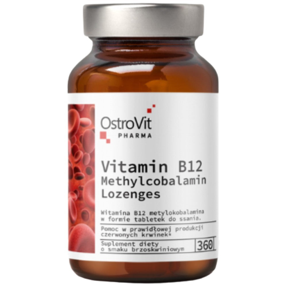 Vitamina B12 Metilcobalamina | Pastile 360 Comprimate sublinguale