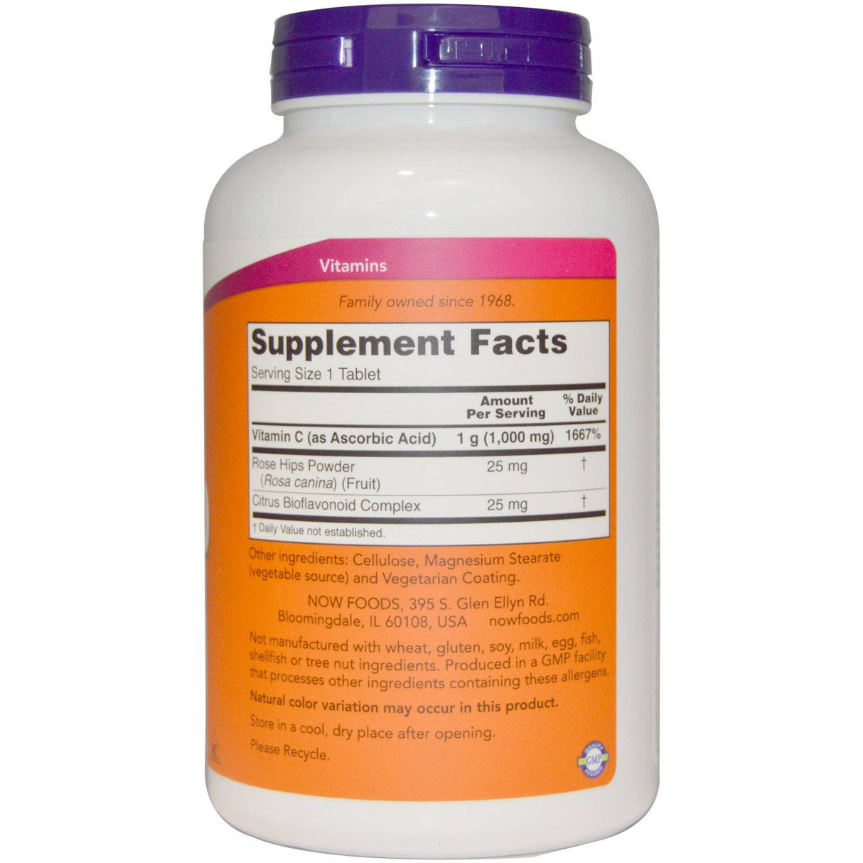 Vitamina C-1000 / cu Macese + Bioflavonoide - 250 Tablete