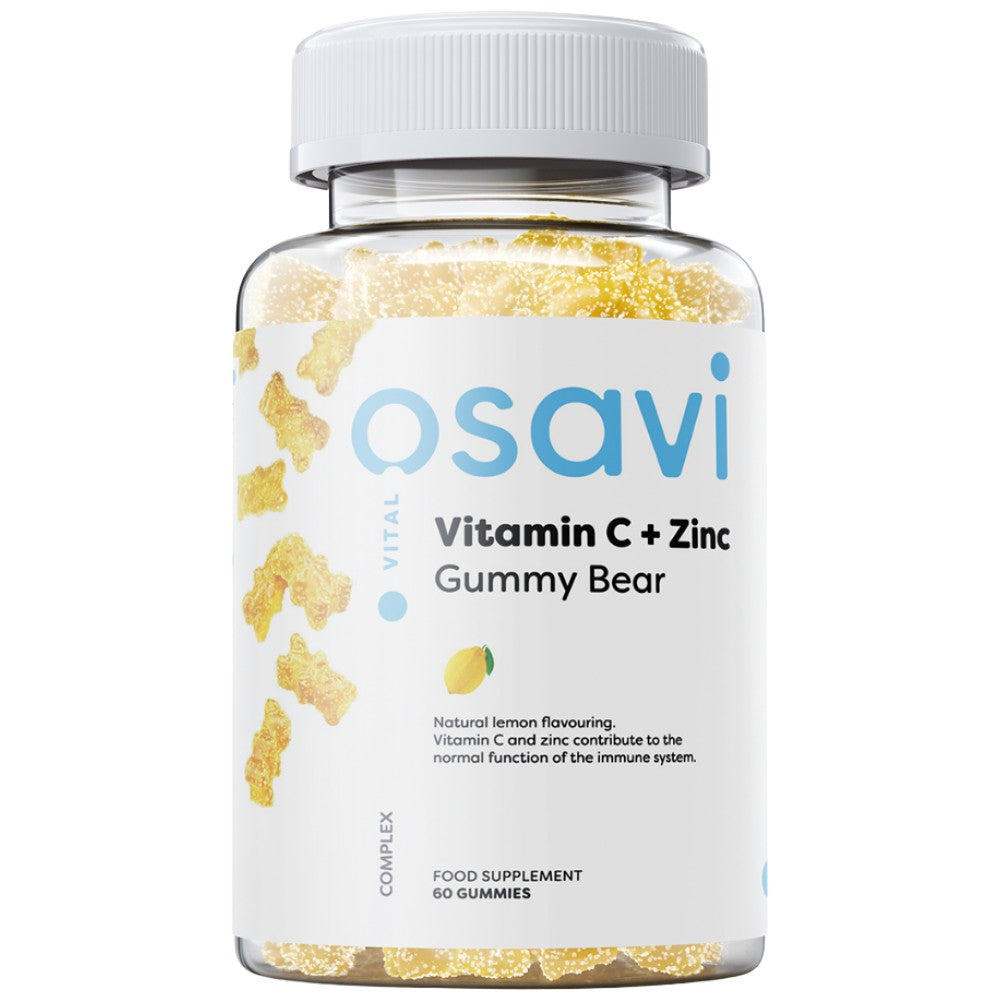 Vitamina C + Zinc | Gummy Bear - 60 de bomboane de gumă