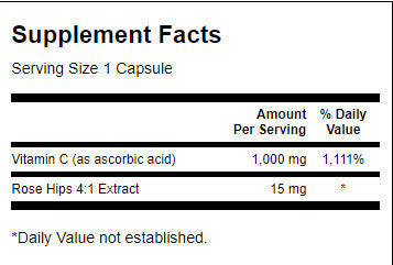 Vitamina C cu macese 1000 mg - 90 capsule