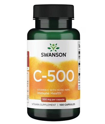 Vitamina C cu macese 500 mg - 100 capsule