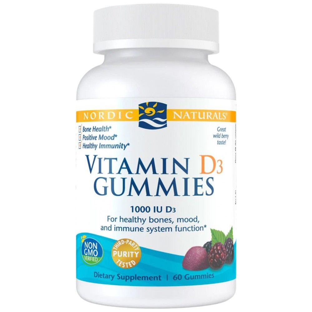 Gumii cu vitamina D3 1000 UI - 60 gumii