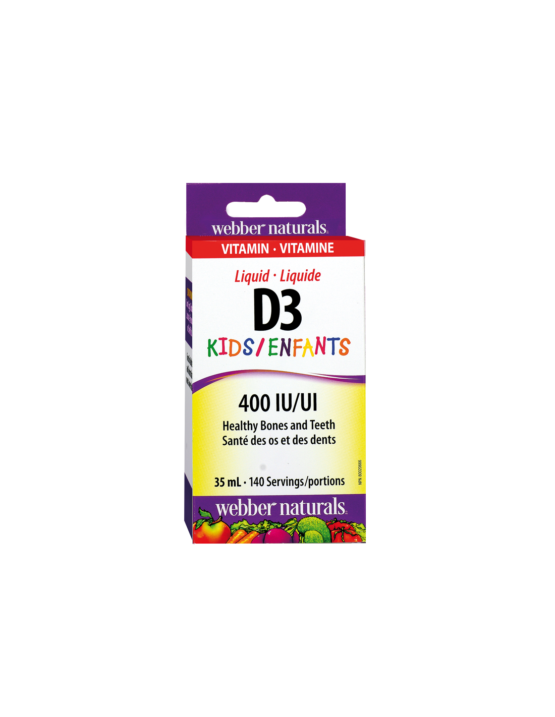 Vitamina D3 Copii/ Vitamina D3 pentru copii 400 UI x 35 ml/ 140 doze