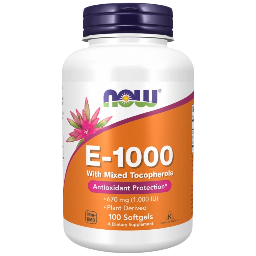 Vitamina E-1000 Natural - 100 capsule de gel