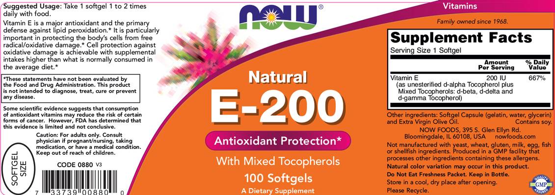 Vitamina E-200 UI MT - 100 capsule de gel