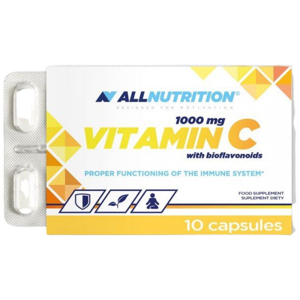 Vitamina C 1000 mg | cu Bioflavonoide - 10 capsule