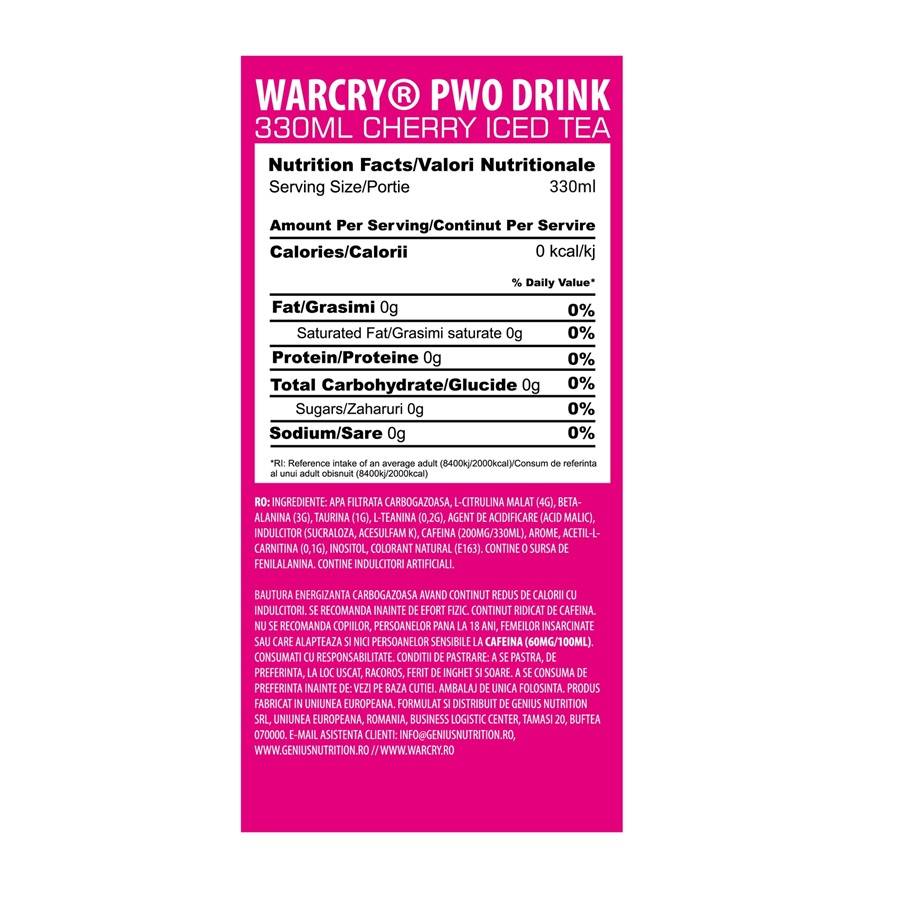 WarCry pre-antrenament | Gata de băut - 330 ml