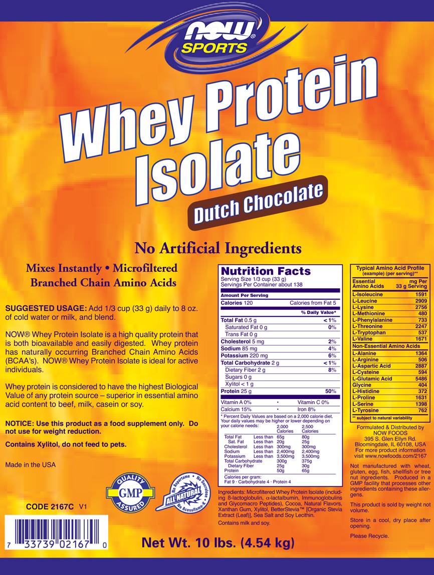 Izolat de proteine din zer - 4536 grame