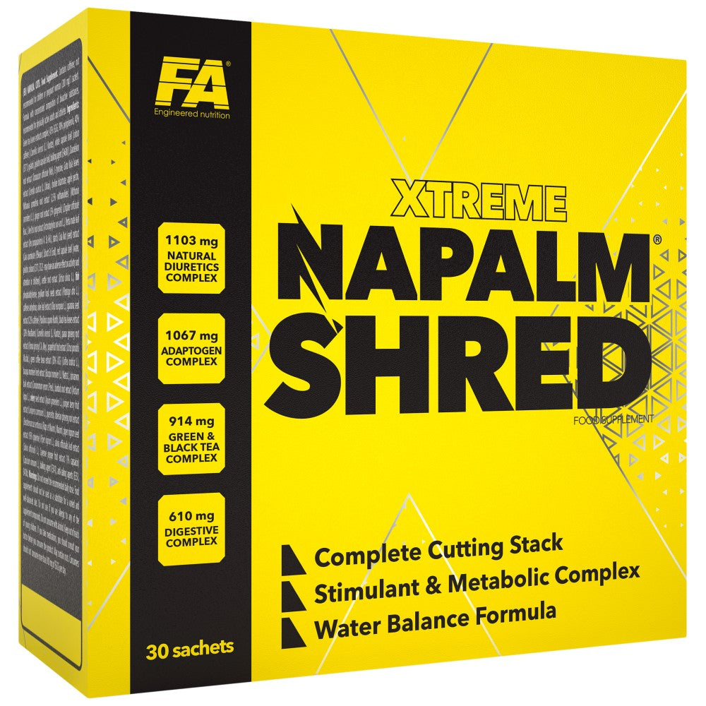 Xtreme Napalm Shred | Stivă completă de tăiere - 30 pachete