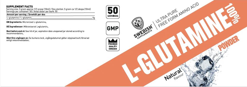 L-Glutamina 100% - 250 grame