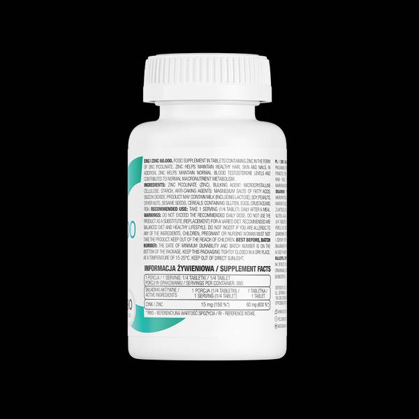 Zinc 60.000 | Picolinat de zinc 60 mg 90 tablete