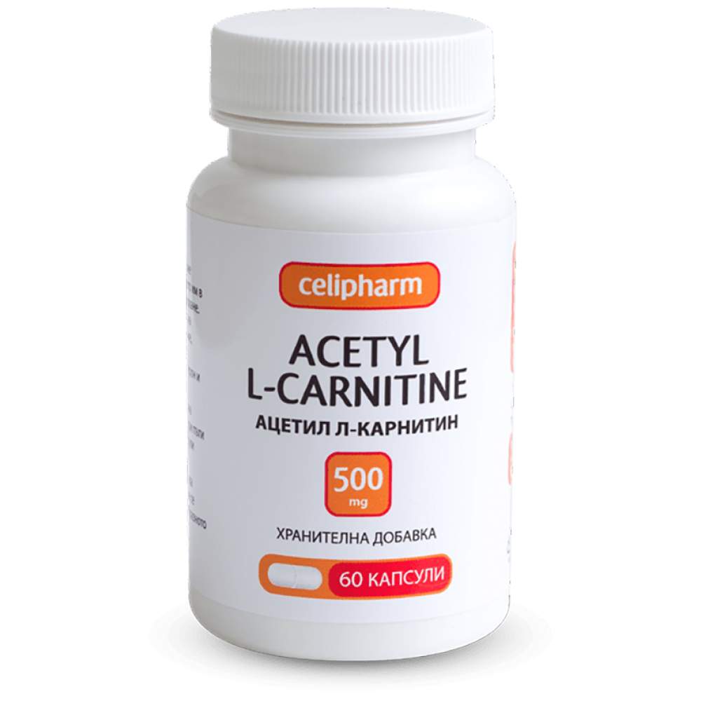 Acetil L-Carnitină 500 mg 60 capsule
