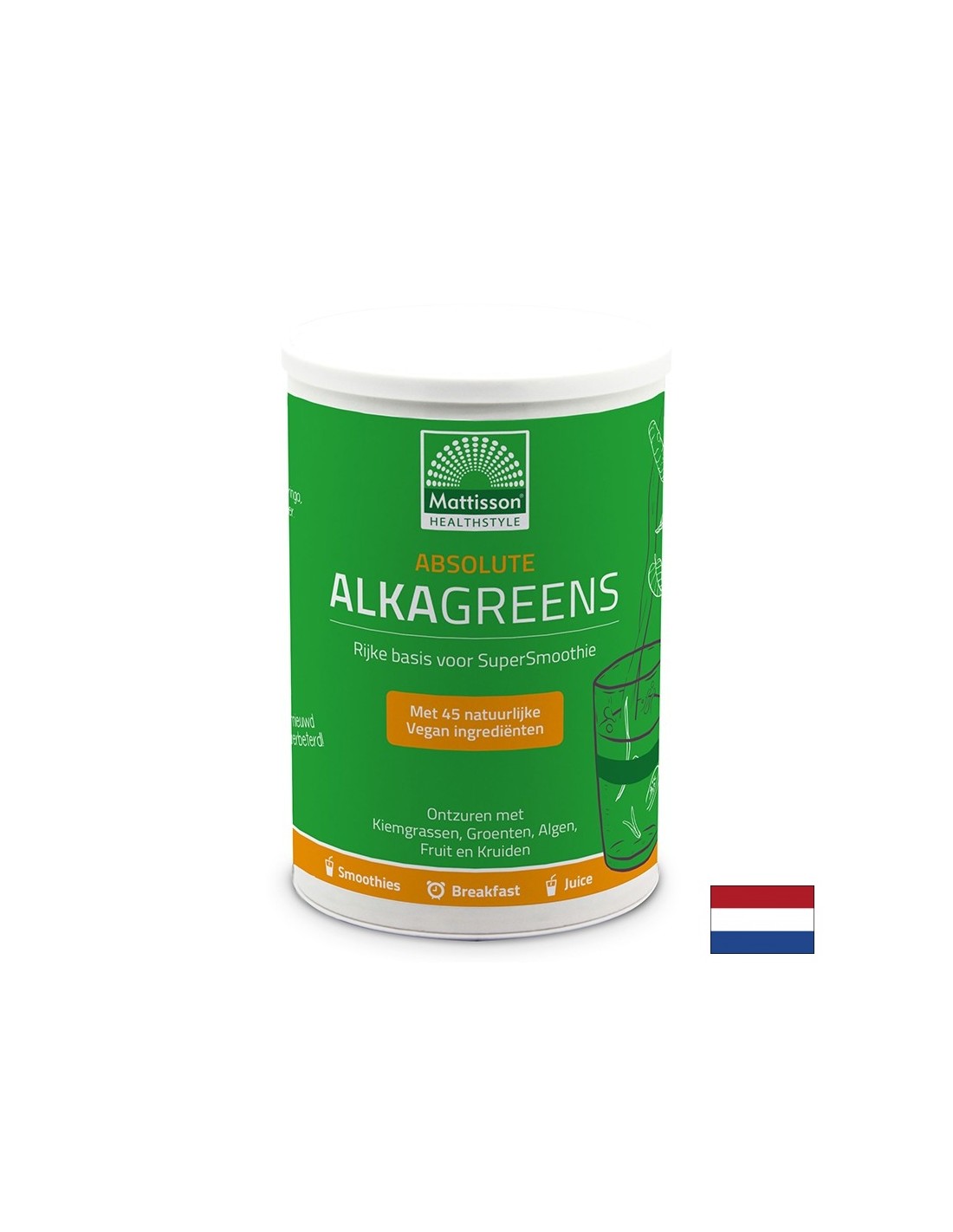 Echilibrul alcalin-acid - Alka Greens - Absolute Alkagreens, 300 g pulbere