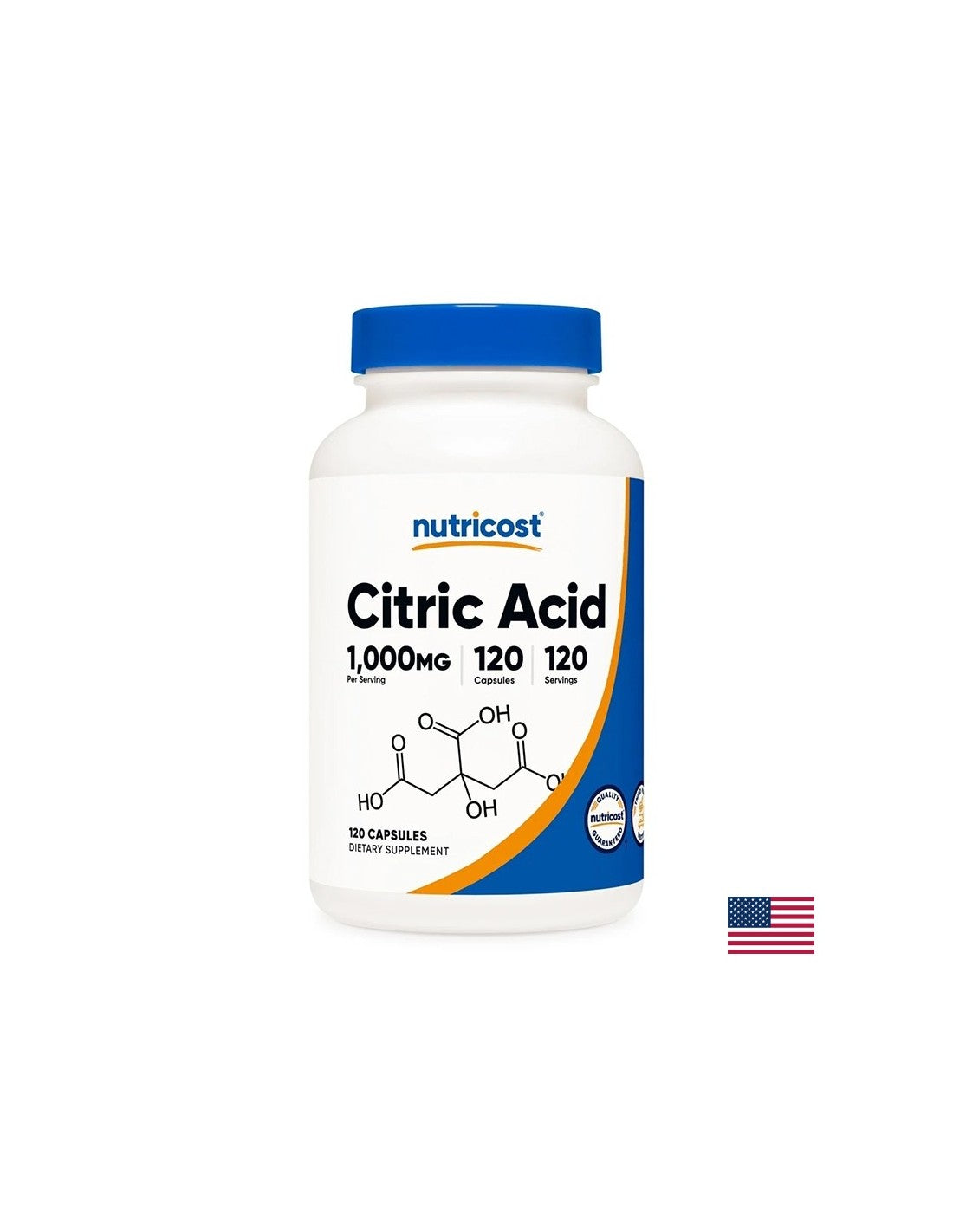 Echilibrul alcalino-acido - Acid citric, 120 capsule