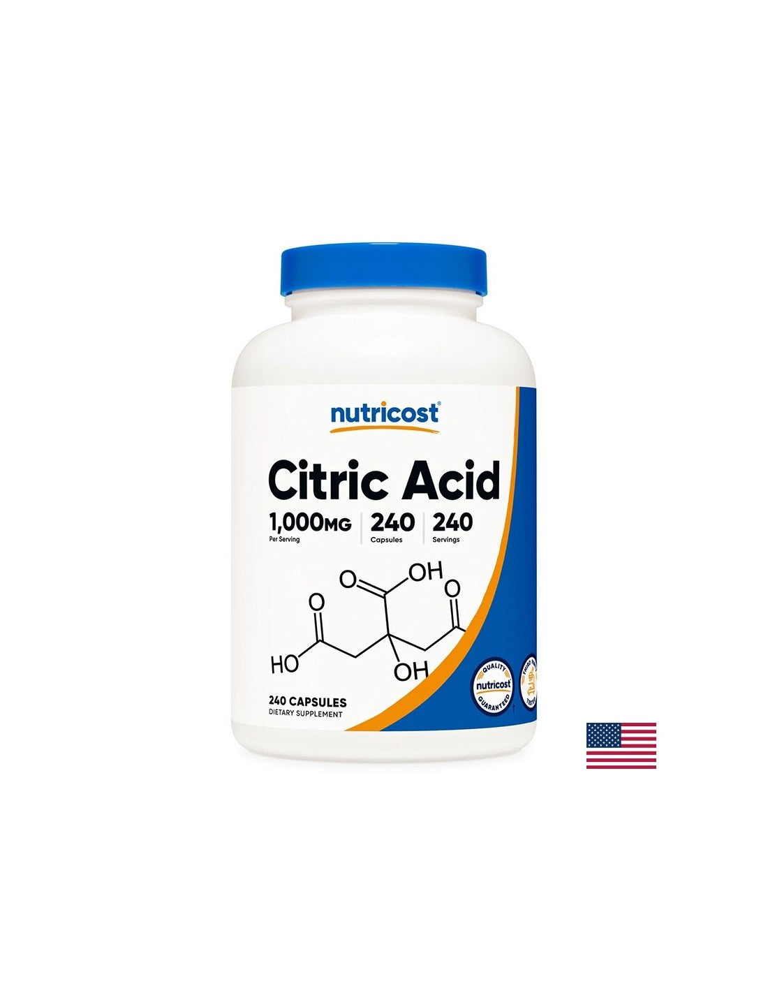 Echilibrul alcalino-acido - Acid citric, 240 capsule