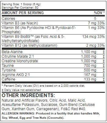 MuscleMax Apocalypse Prework 320 de grame