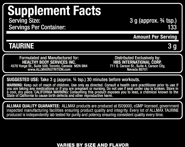 Taurină - 400 de grame