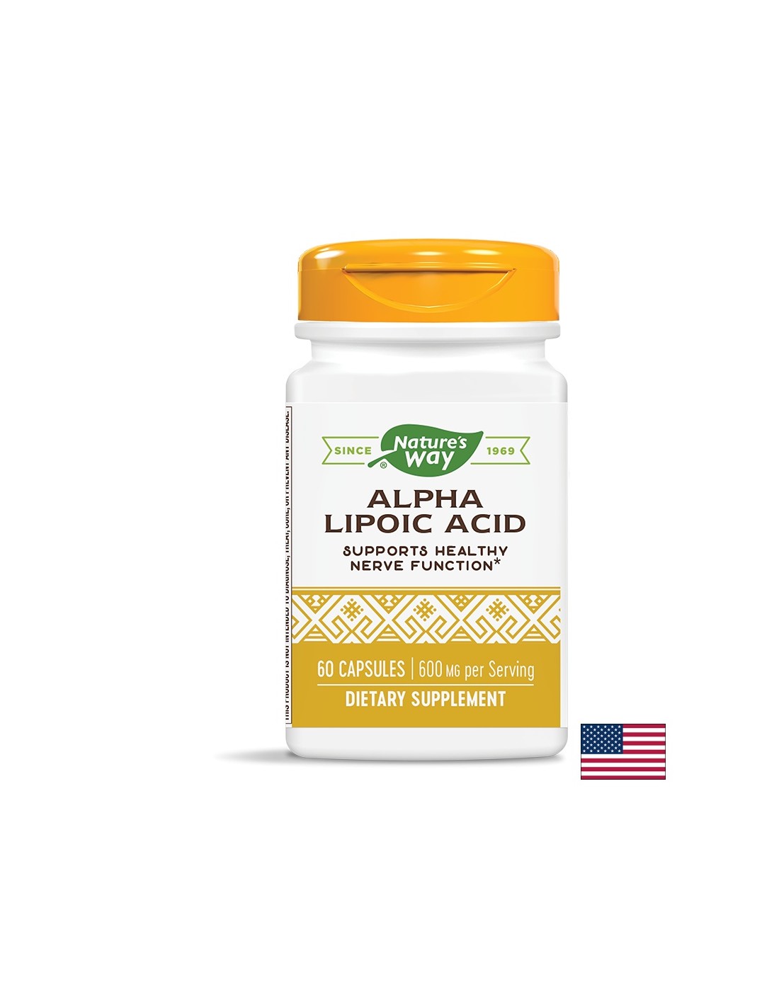 Acid alfa lipoic 200 mg x 60 capsule Nature's Way