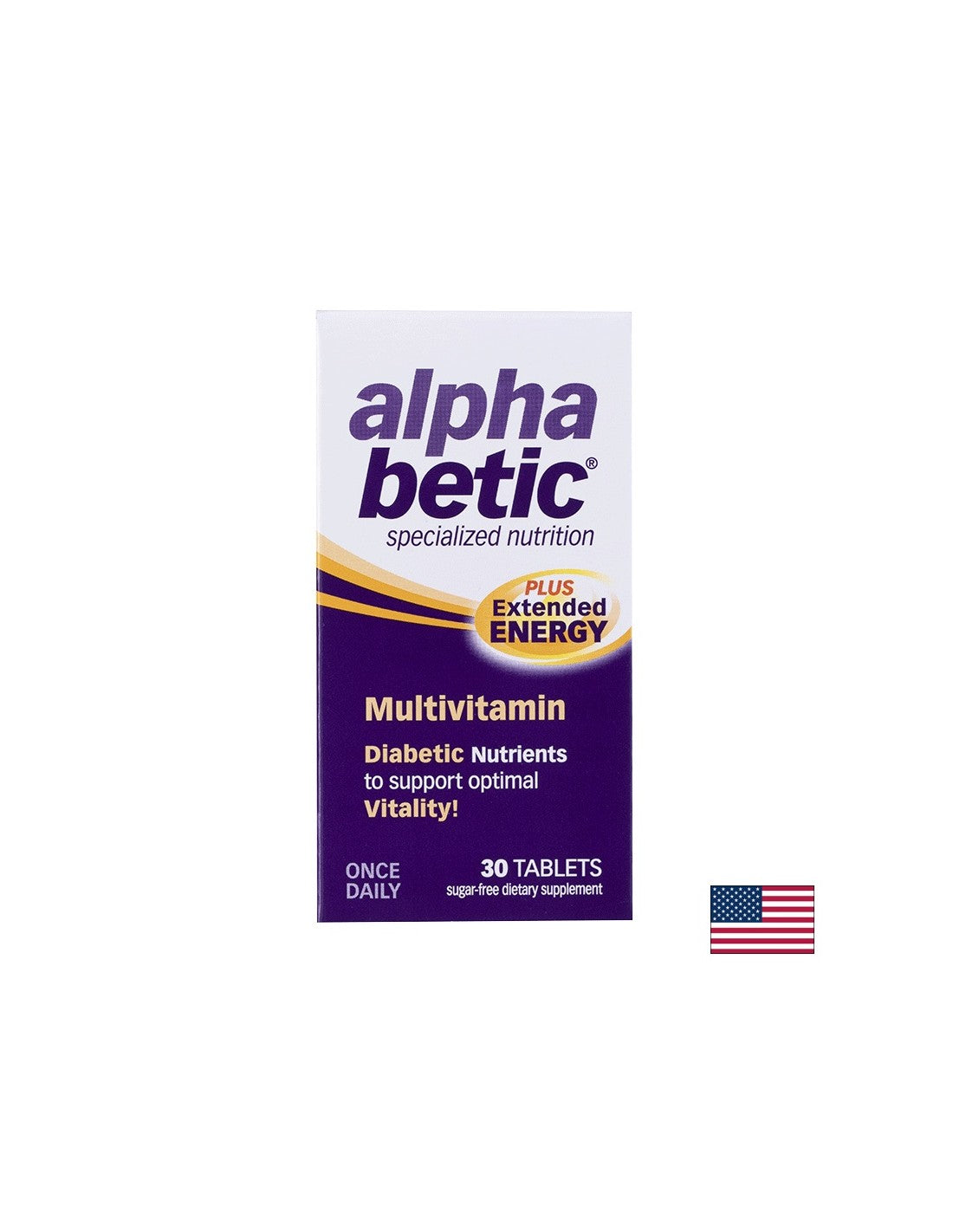 Multivitamine energizante pentru diabetici - Alpha betic®, 30 comprimate