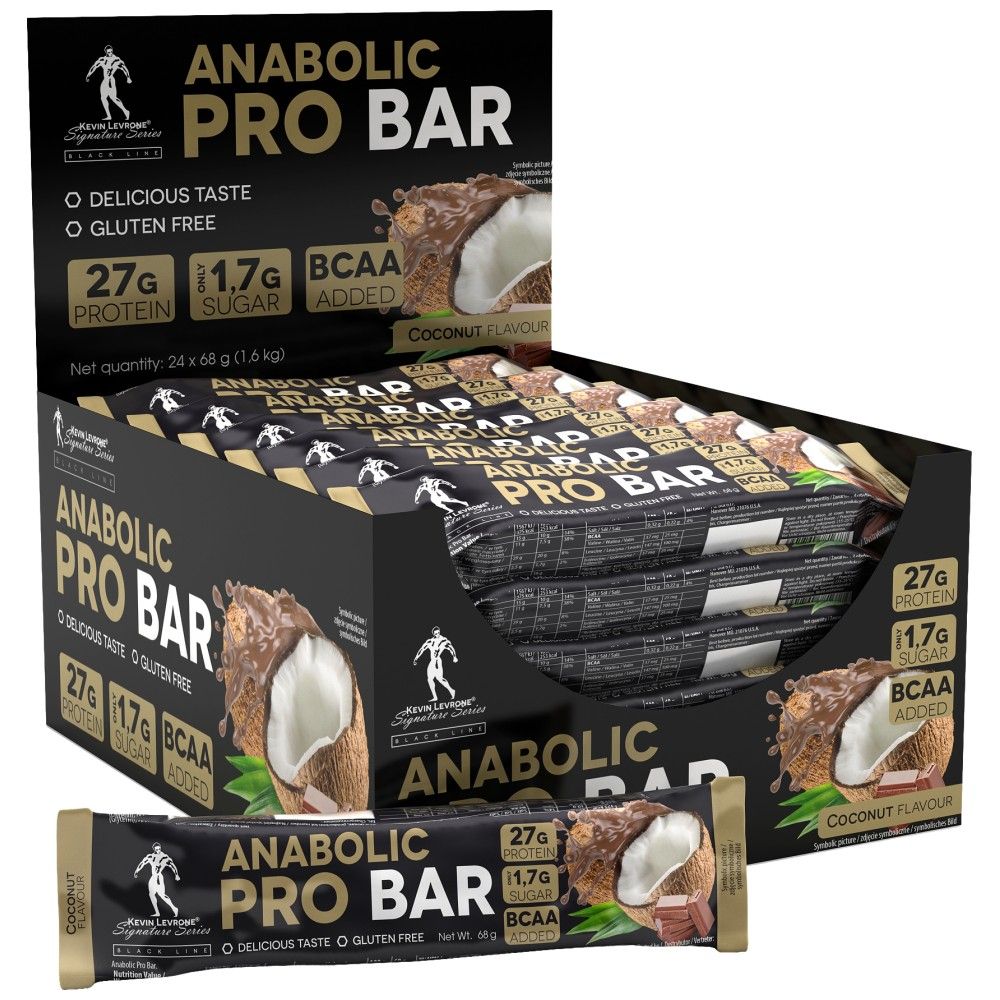 Black Line / Anabolic Pro / Protein Bar - 24 x 68 grame