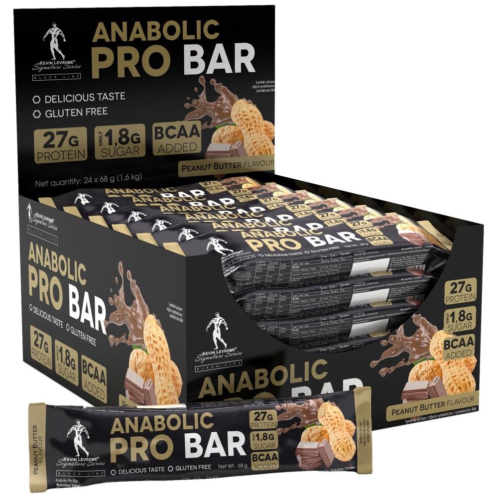 Black Line / Anabolic Pro / Protein Bar - 24 x 68 grame