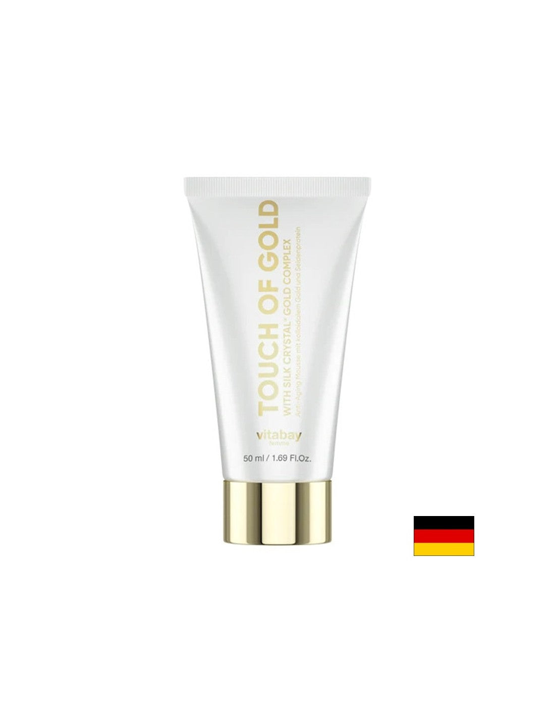 Cremă anti-îmbătrânire cu aur coloidal și mătase, 50 ml