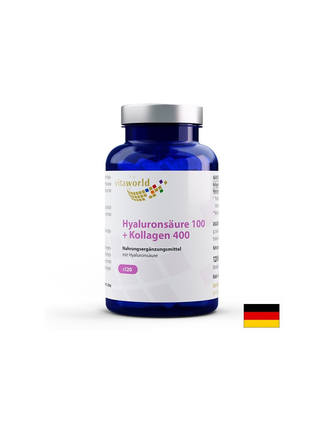 Antiaging - Acid hialuronic + Colagen, 120 capsule