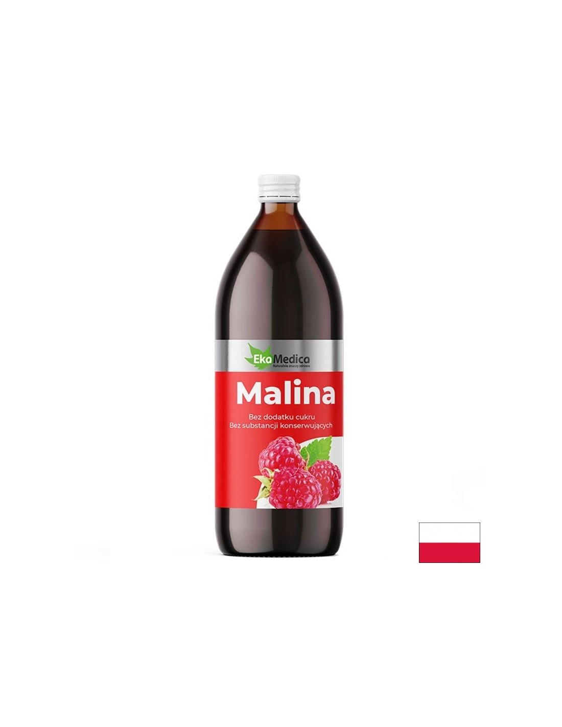 Suc de zmeura cu camu-camu si vitamina C naturala - Proprietati antioxidante si anti-imbatranire, 500 ml, 10 doze