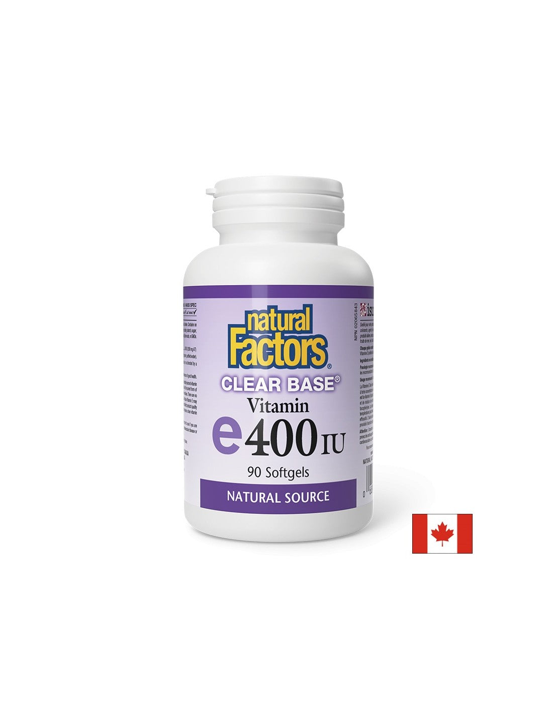 Bază clară Vitamina E 400 UI - 90 capsule de gel