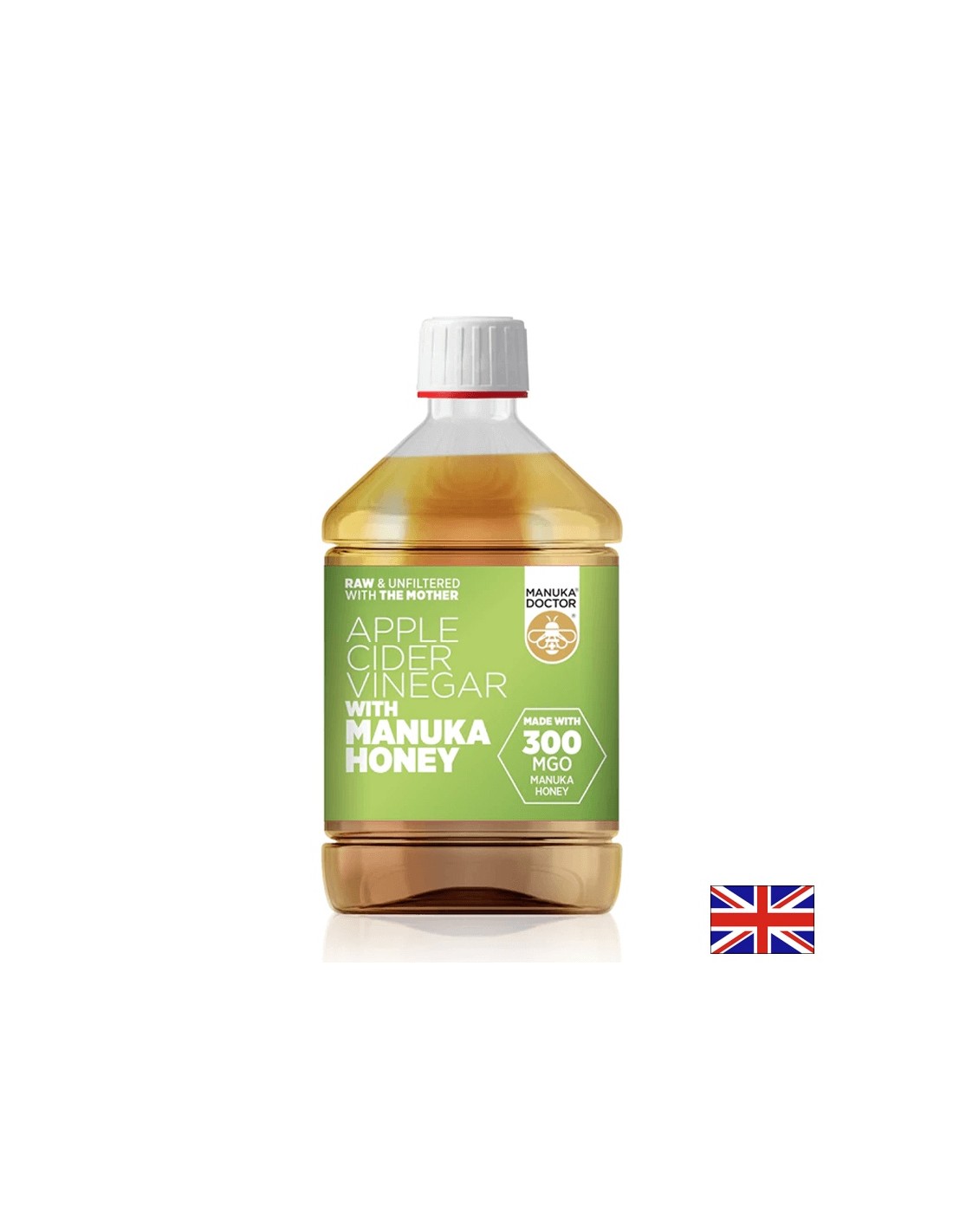 Otet de mere cu miere de Manuka (300 MGO) - Otet de mere cu miere de Manuka (300 MGO), 500 ml