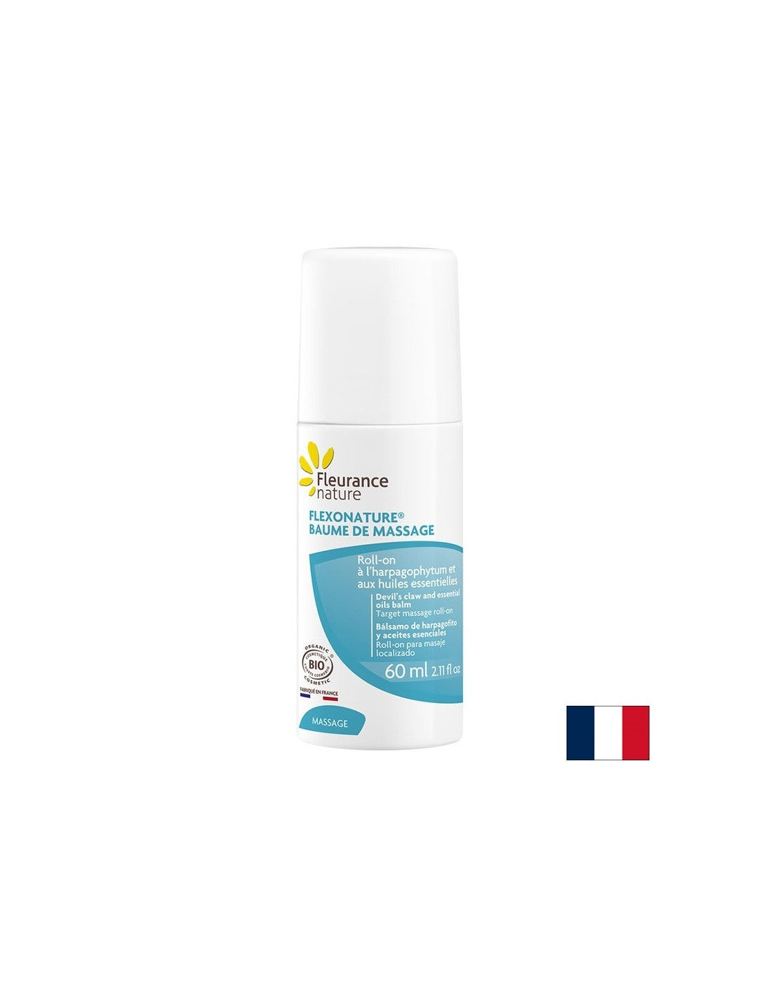 Balsam roll-on cu gheara diavolului și uleiuri esențiale Flexonature®, 60 ml