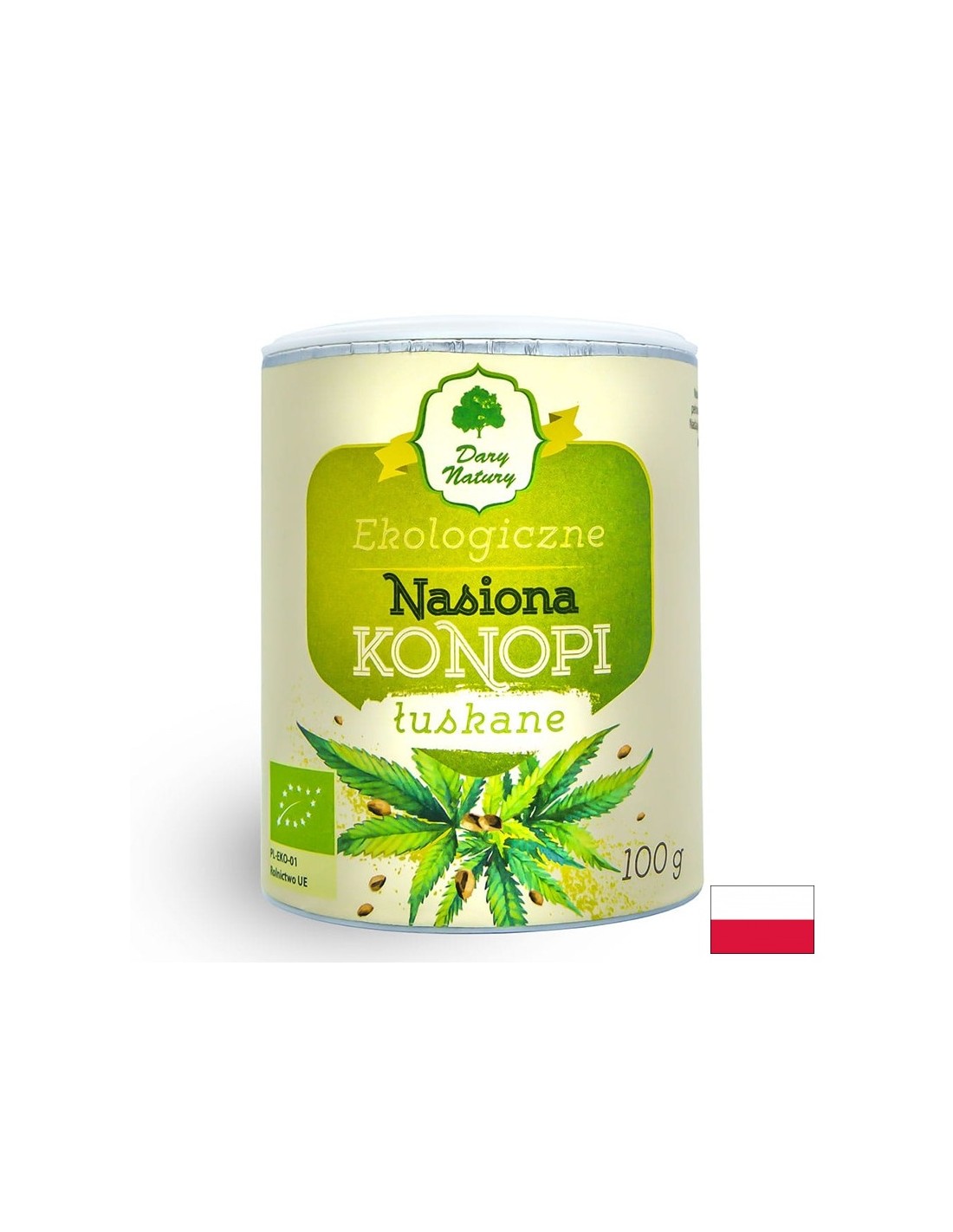 Seminte organice de canepa decojite, 100 g